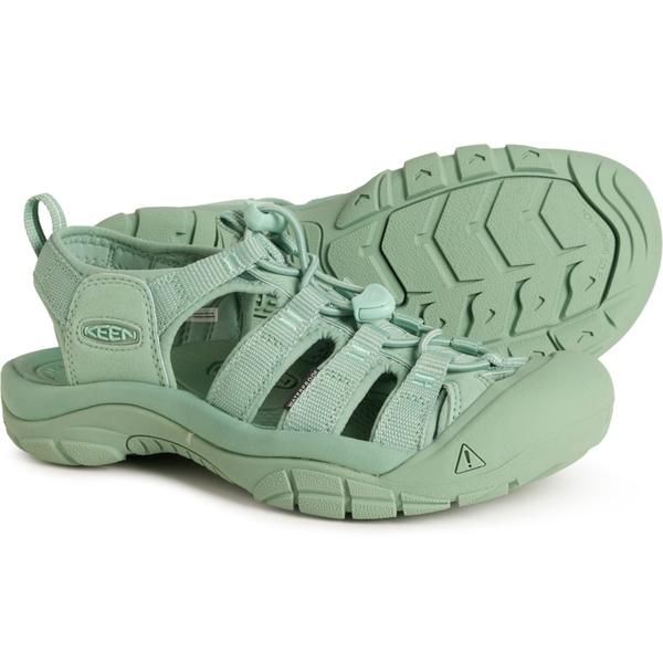 キーン レディース シューズ サンダル Keenewport H2 Sport Sandals For Women MonochromeGranite Green グリーン