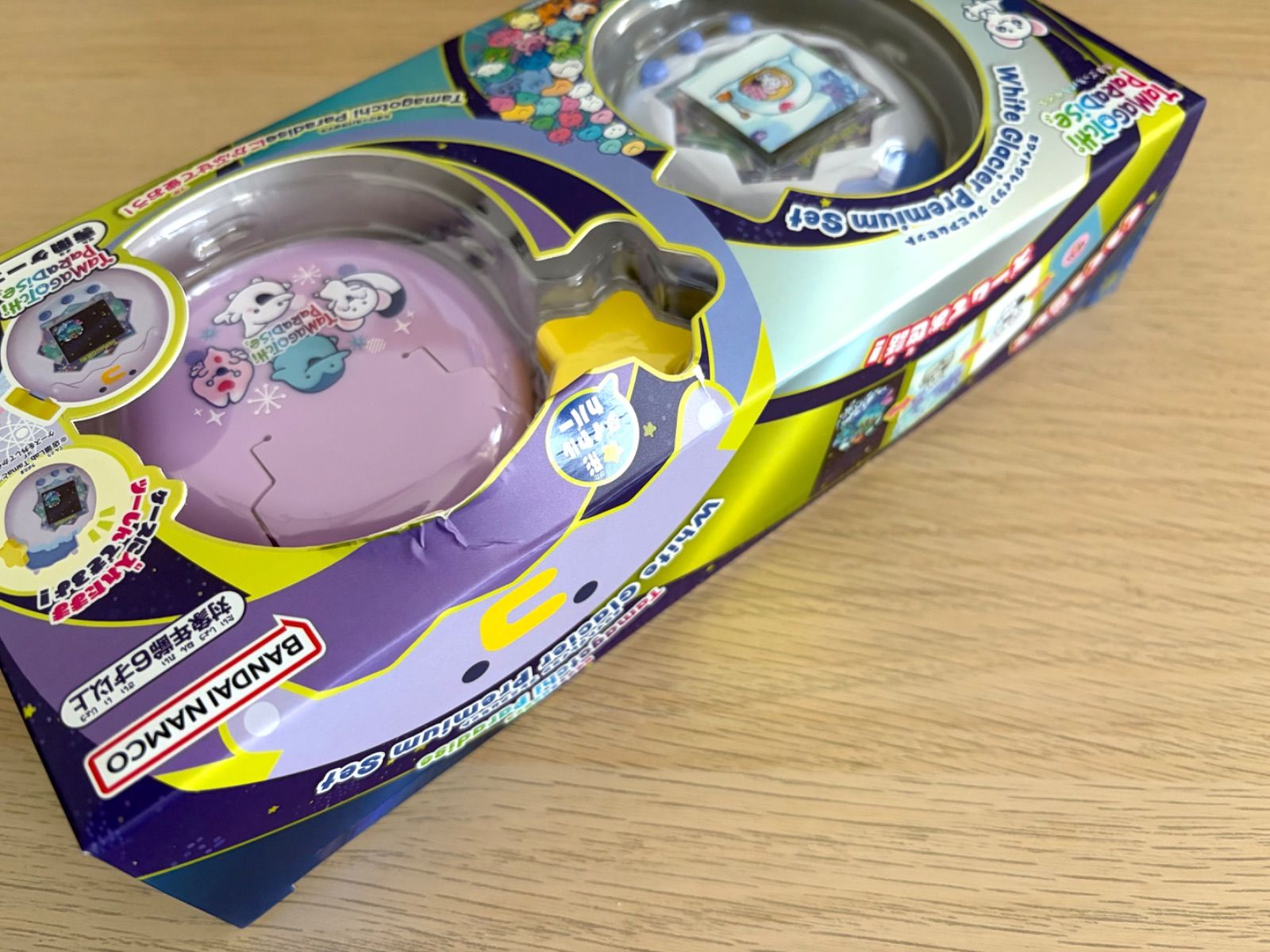 訳あり］Tamagotchi Paradis White Glacier Premium Set たまごっち