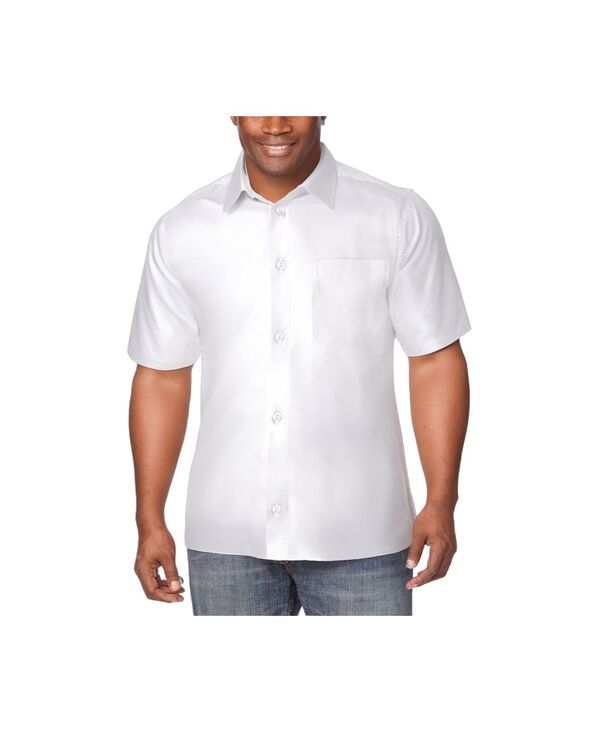 キングサイズ メンズ トップス シャツ オックスフォード トール 半袖 KingSize Big Tall ShortSleeve WrinkleFreeveryday Oxford White ホワ