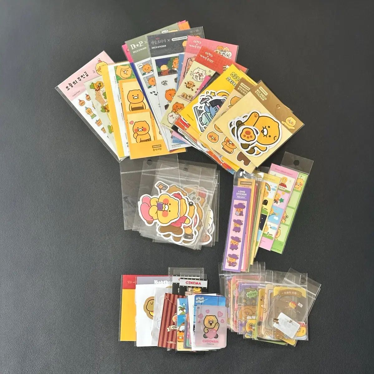 (まとめ売り) チュンシク ステッカー & チュンシク クリア トレーディングカード
