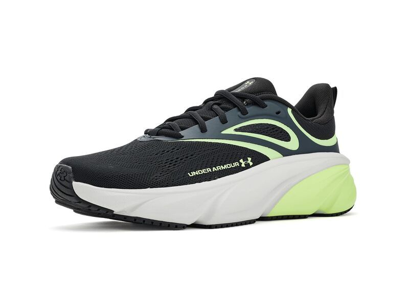 アンダーアーマー メンズ シューズ スニーカー Under Armour Charged Rogue 6 BlackAnthraciteLumos Lime ブラック