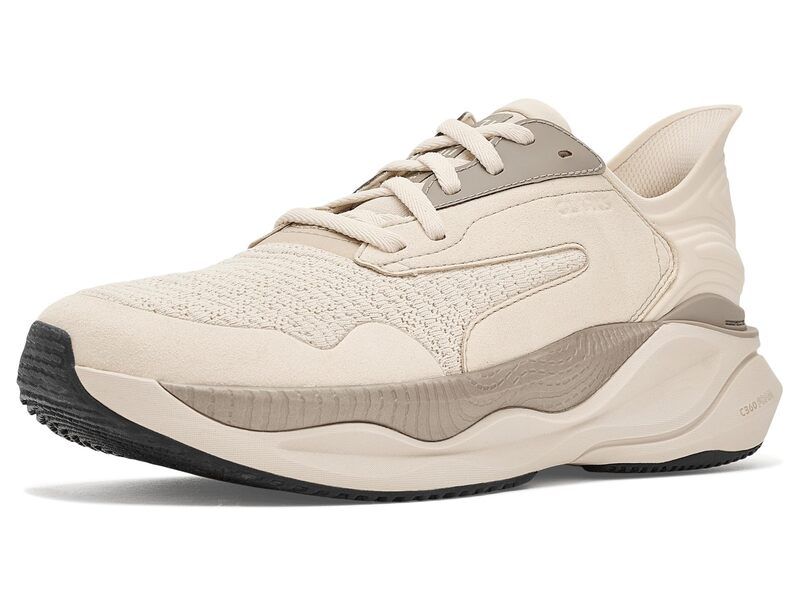 クラークス メンズ シューズ スニーカー Clarks Pace Off White Combi Textile オフホワイト