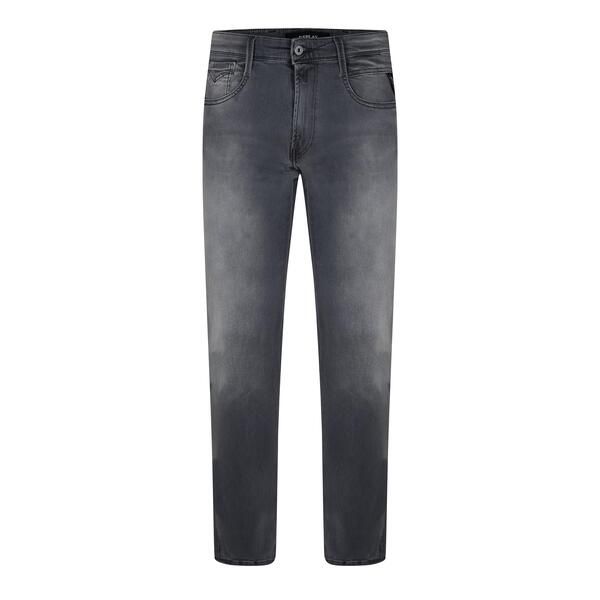 リプレイ メンズ ボトムス デニムパンツ スリムフィット Replay PowerStretch Anbasslim Fit Jean Mid Grey 096 グレー 26,134円