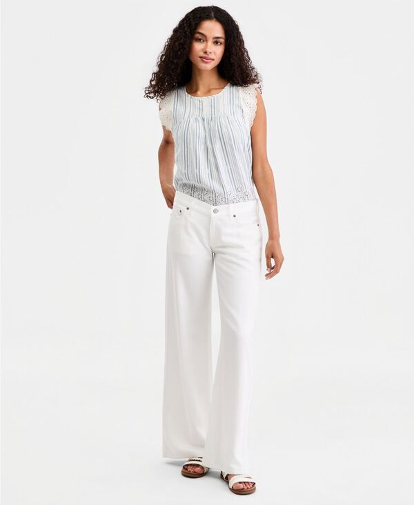 ラッキーブランド レディース ボトムス デニムパンツ ローライズ ジーンズ Lucky Brand Womens Liquid Luxe Super LowRise Ultra WideLeg Jea