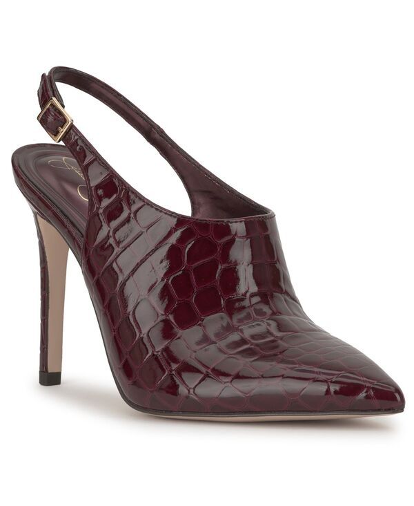 ジェシカシンプソン レディース シューズ パンプス Jessica Simpson Womens Pavie Stiletto Dress Pumps Cherry Mahogany Croco
