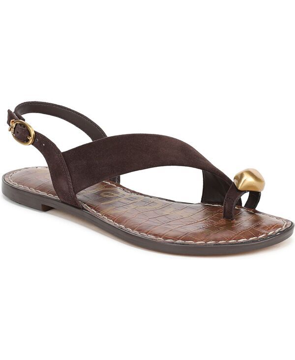 サムエデルマン レディース シューズ サンダル Sam Edelman Womens Grace Strappy Sandals Cafe Noir Suede