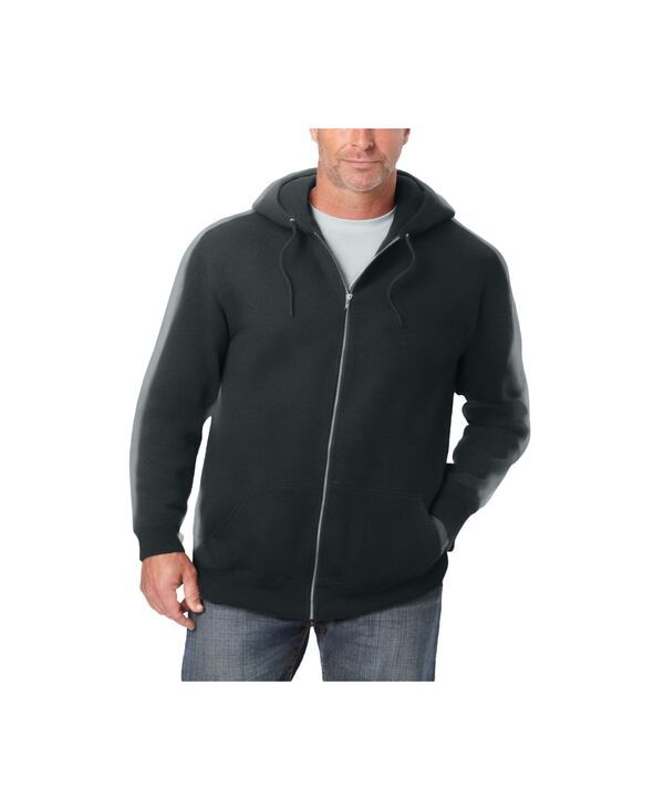 キングサイズ メンズ アウター パーカー・スウェットール フリース KingSize Big Tallongerlength Fleece Full Zip Hoodie Heather charco