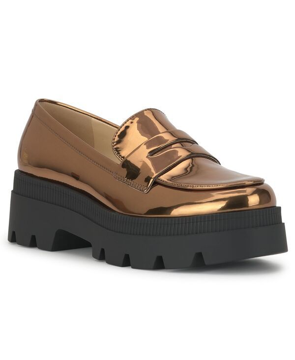 ジェシカシンプソン レディース シューズ スリッポン・ローファー プラットフォーム Jessica Simpson Womens Ullinia Platform Penny Loafers Bron