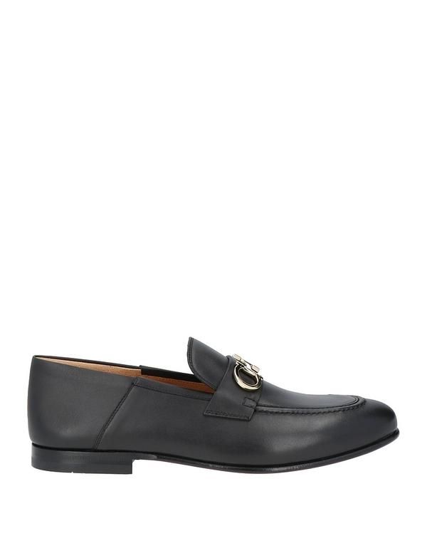 フェラガモ メンズ シューズ スリッポン・ローファー モカシン FERRAGAMO Black ブラック