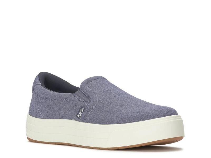 ケッズ レディース シューズ スリッポン・ローファー プラットフォーム スニーカー KedsPark Platform SlipOn Sneaker Womens Blue ブルー