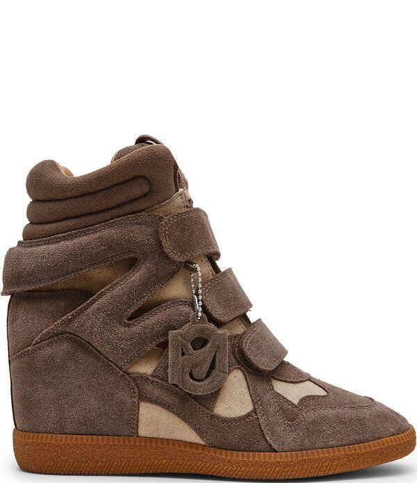 スティーブ マデン レディース シューズ スニーカー スエード Steve Madden Mavisuede High Top Wedge Sneakers Taupe トープ