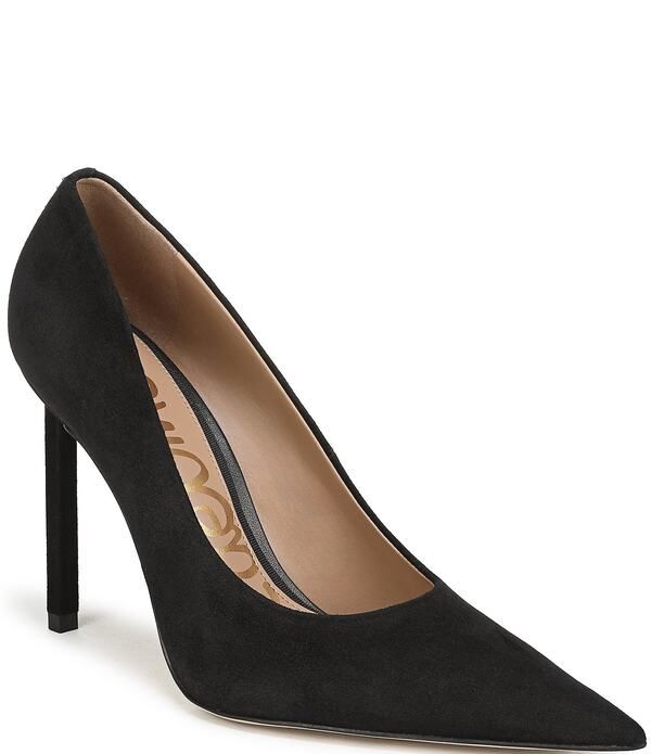 サムエデルマン レディース シューズ ヒール スエード Sam Edelman Talula Suede Pointed Toe Stiletto Pumps Black ブラック