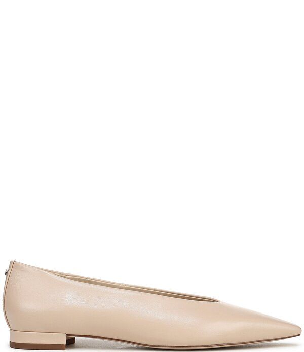 サムエデルマン レディース シューズ パンプス レザー Sam Edelman Emory Leather Snip Toe Ballet Flatsummer Sand サンド