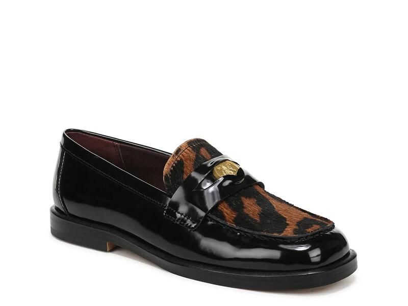 フランコサルト レディース シューズ スリッポン・ローファー Franco SartoBessy Loafer BlackAnimal Print ブラック