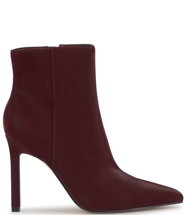 ジェシカシンプソン レディース シューズ ヒール Tシャツ ブーツ Jessica Simpson Debia Sateen Stiletto Booties Dark Cherry