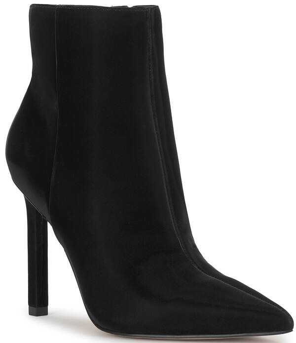 ジェシカシンプソン レディース シューズ ヒール Tシャツ ブーツ Jessica Simpson Debia Sateen Stiletto Booties Black ブラック 26,864円