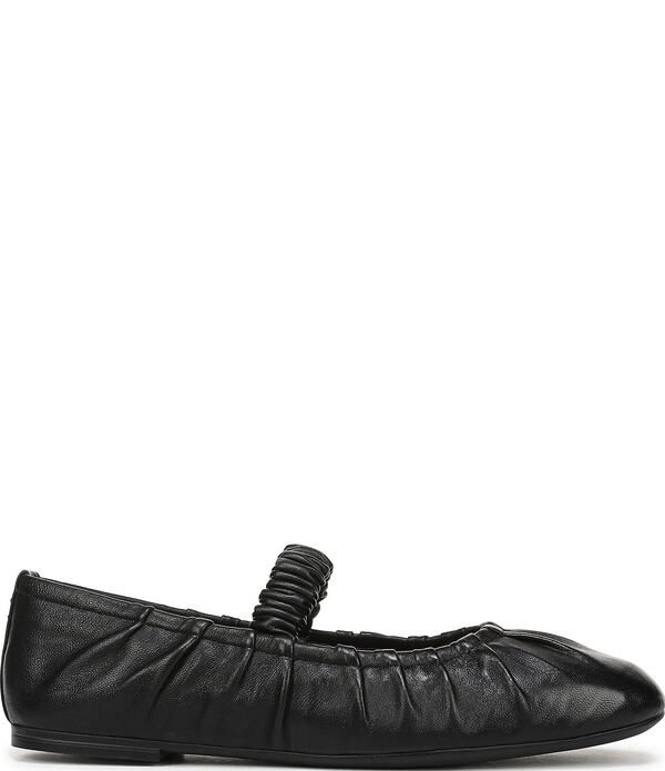 サムエデルマン レディース シューズ パンプス ギャザー レザー Circus NY by Sam Edelman Blythe Ruched Leather Mary Jane Ballet Fla