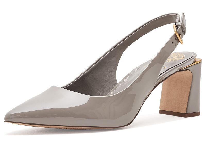 ヴィンスカムート レディース シューズ ヒール Vince Camuto Hamden Buckle Slingback Pumps Light Foggy Mis