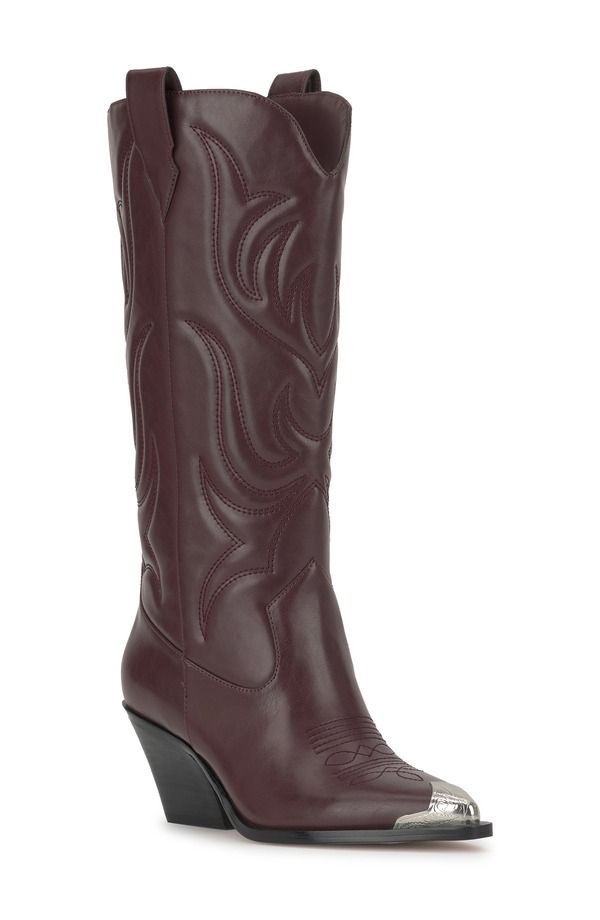 ジェシカシンプソン レディース シューズ ブーツ・レインブーツ Jessica Simpson Zuliena Western Boot Women CHERRY MAHOGANY