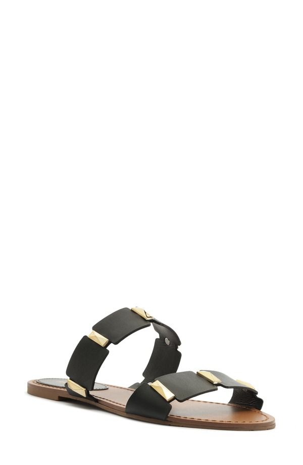 アレッツォ レディース シューズ サンダル Arezzo Lyra Slide Sandal Women BLACK ブラック