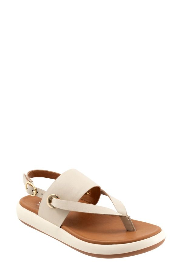 ソフトウォーク レディース シューズ ヒール サンダル SoftWalk Joliet Slingback Sandal Women IVORY アイボリー