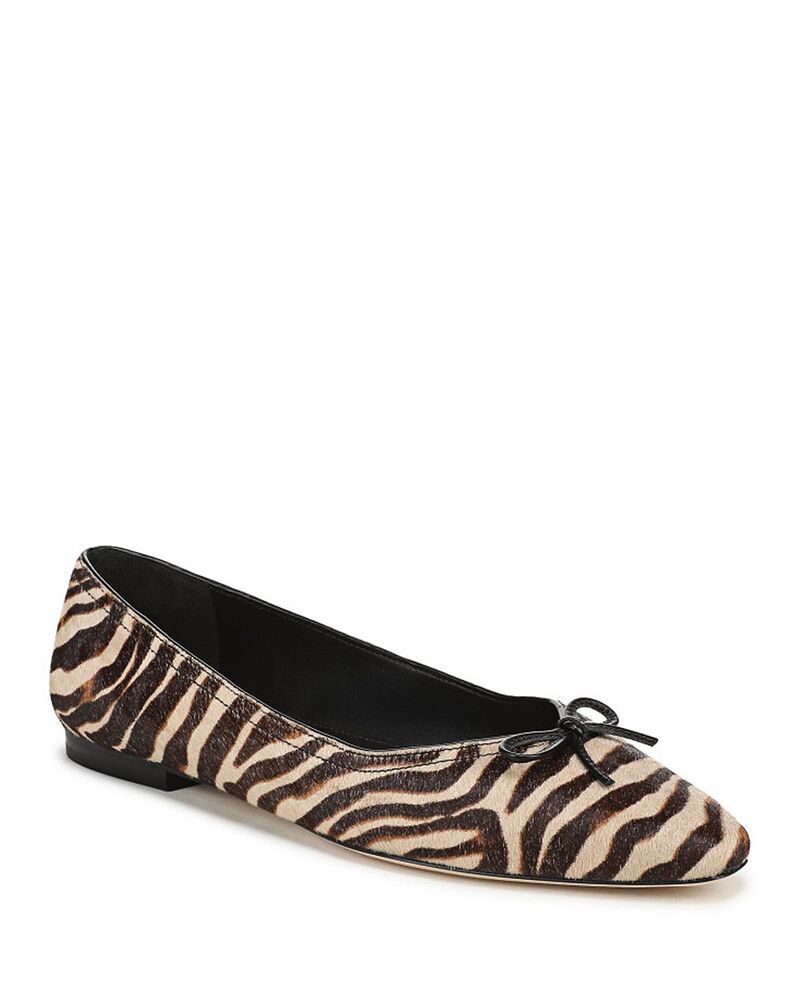 ヴェロニカ ベアード レディース シューズ パンプス Veronica Beard Womens Cailey Calf Hair Ballet Flats Ziger Brown ブラウン