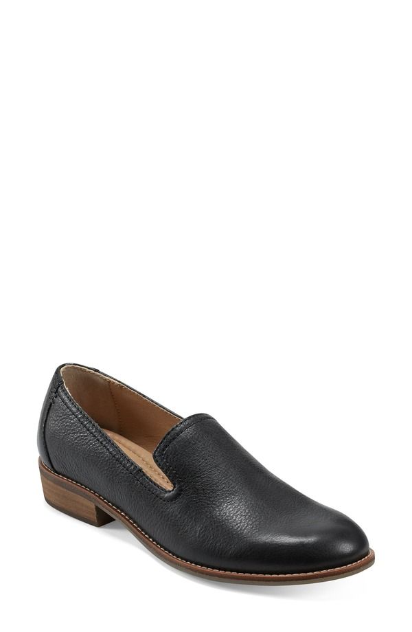 アース レディース シューズ スリッポン・ローファー Earth Edna Loafer Women BLACK ブラック