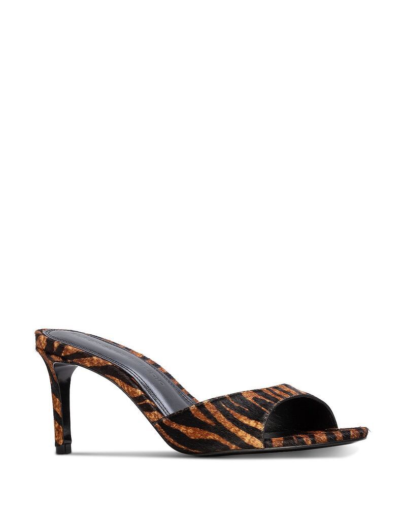 ブラックスエードスタジオ レディース シューズ サンダル Black Suede Studio Womens Freddie 65 Mule Sandals Brown Zebra ブラウン