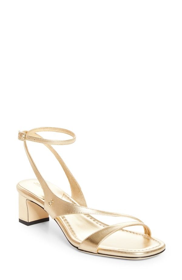 ジミーチュー レディース シューズ スニーカー サンダル レザー Jimmy Choo Faye Leather Sandal Women GOLD ゴールド