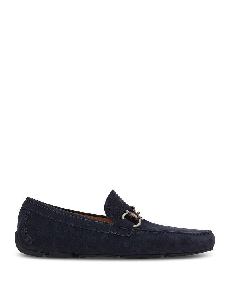 フェラガモ メンズ シューズ スリッポン・ローファー FERRAGAMO Mens Gancini Loafers Navy ネイビー