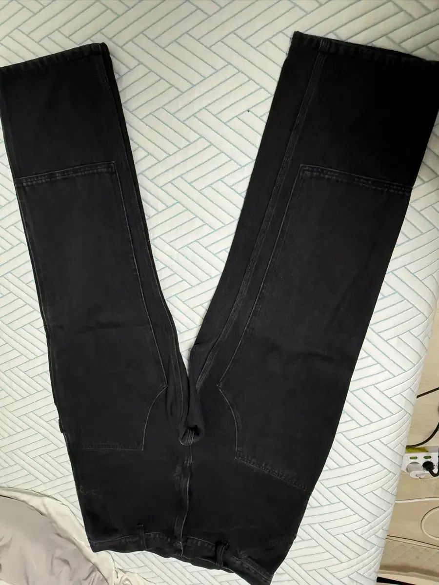 Carhartt カーハート WIP スミス デニム ダブルニー パンツ ブラック ストーン ウォッシュド 31-32 20,351円
