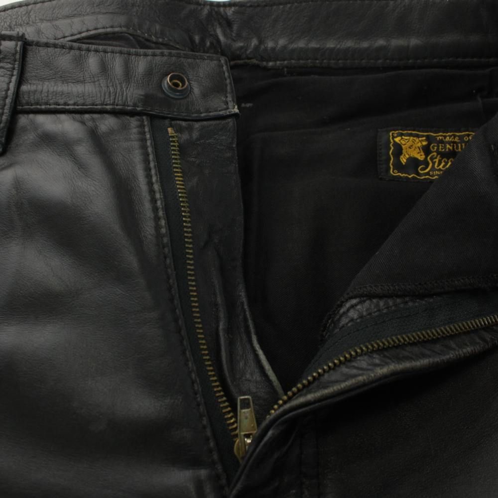 エアロレザー AEROLEATHER レザーパンツ ジッパーフライ 29 黒 パンツ エアロレザー AEROLEATHER レザーパンツ ジッパーフライ 29 黒