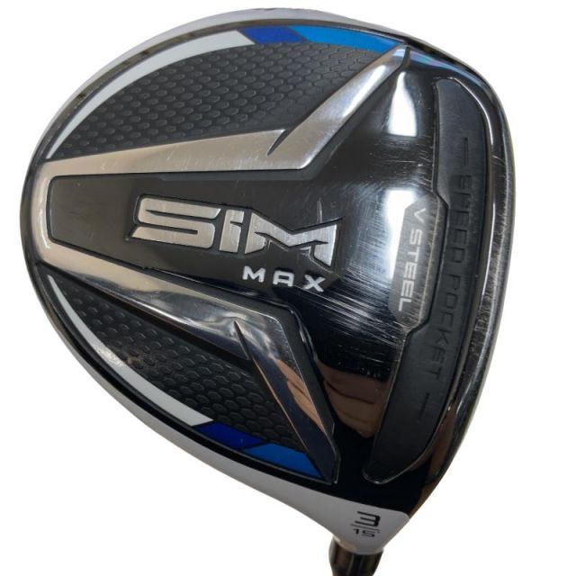 【中古】 テーラーメイド SIM MAX 3W フェアウェイウッド FW Tour AD XC-6 (フレックスS) メンズ 男性用 右利き 右用 Cランク ゴルフクラブ 14,674円