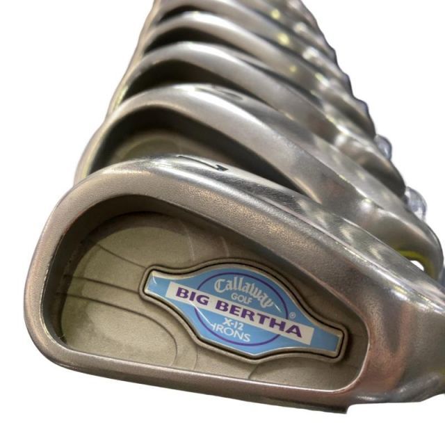 【中古】 キャロウェイ BIG BERTHA X-12 8S レディース アイアンセット IR SUPER JV 200 (フレックスL) レディース 女性用 右利き 右用 Cランク ゴルフクラブ