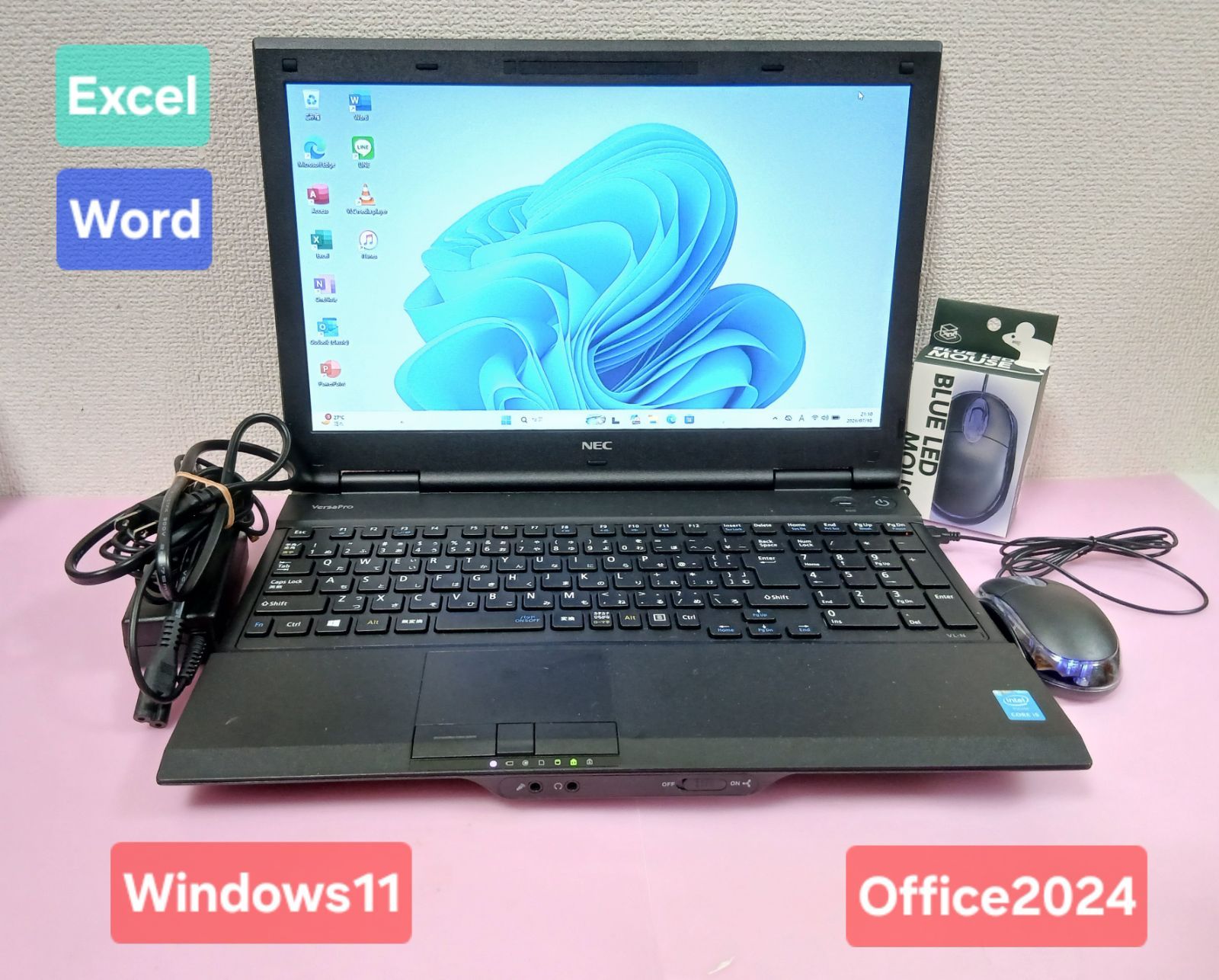 初期設定不要☆NEC Core i5 4210M 2.6GHz 8GB 500GB Windows11