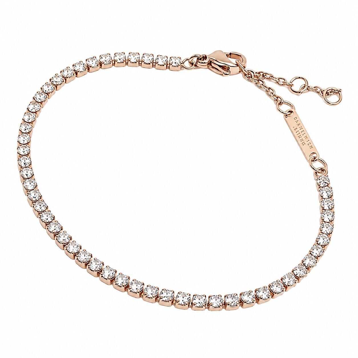【ギフト対応可】ダニエルウェリントン DANIEL WELLINGTON ブレスレット Classic Tennis Bracelet Rose Gold ローズゴールド 高級感 上品 アクセサリー 人気 ブランド おしゃれ 誕生日 記念 プレゼント 送料無料