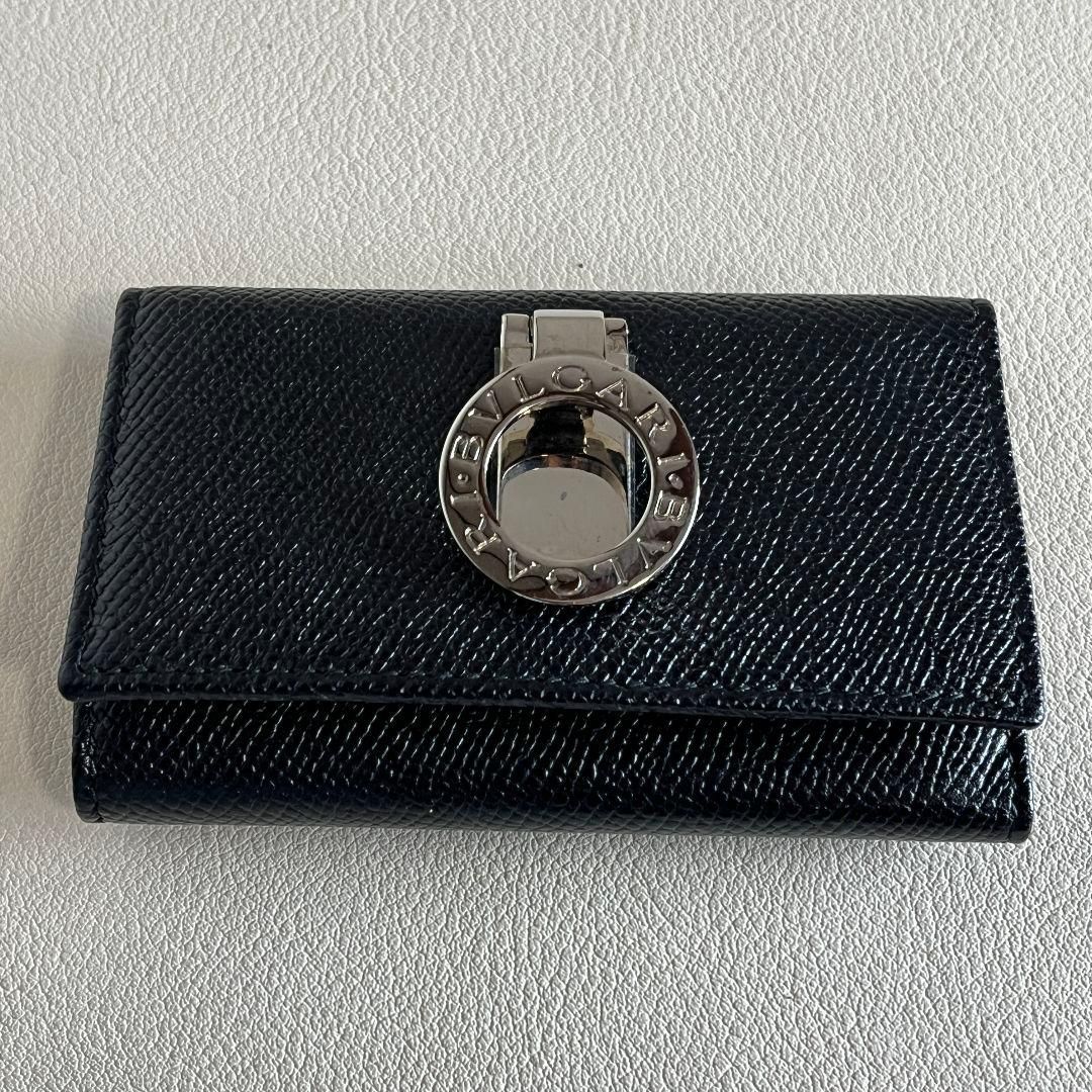 新品未使用　BVLGARI　キーケース　6連　ビーゼロワン　レザー　黒　箱付き 17,136円