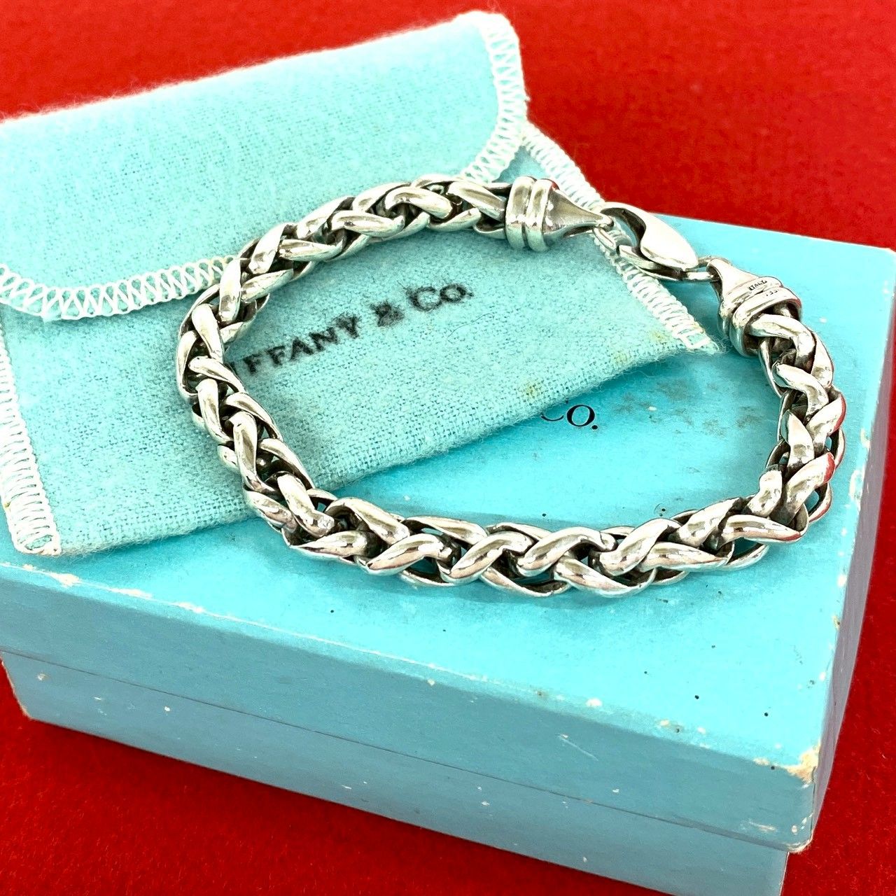 極 美品 箱 袋付 TIFFANY&Co. ティファニー ヴィンテージ シルバー925