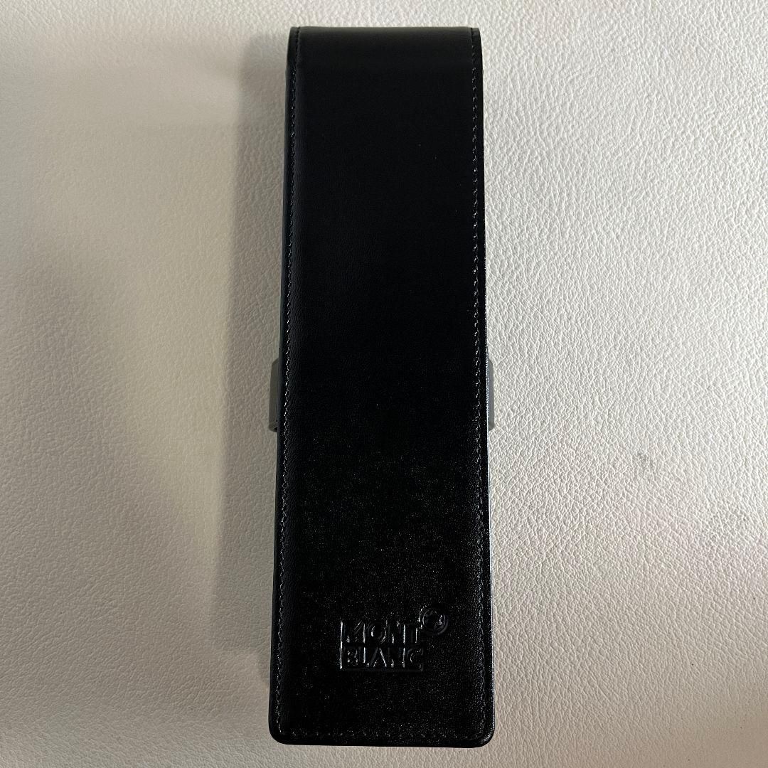 未使用品 MONTBLANC ペンケース 2本用 シエナ黒 箱付き - メルカリ