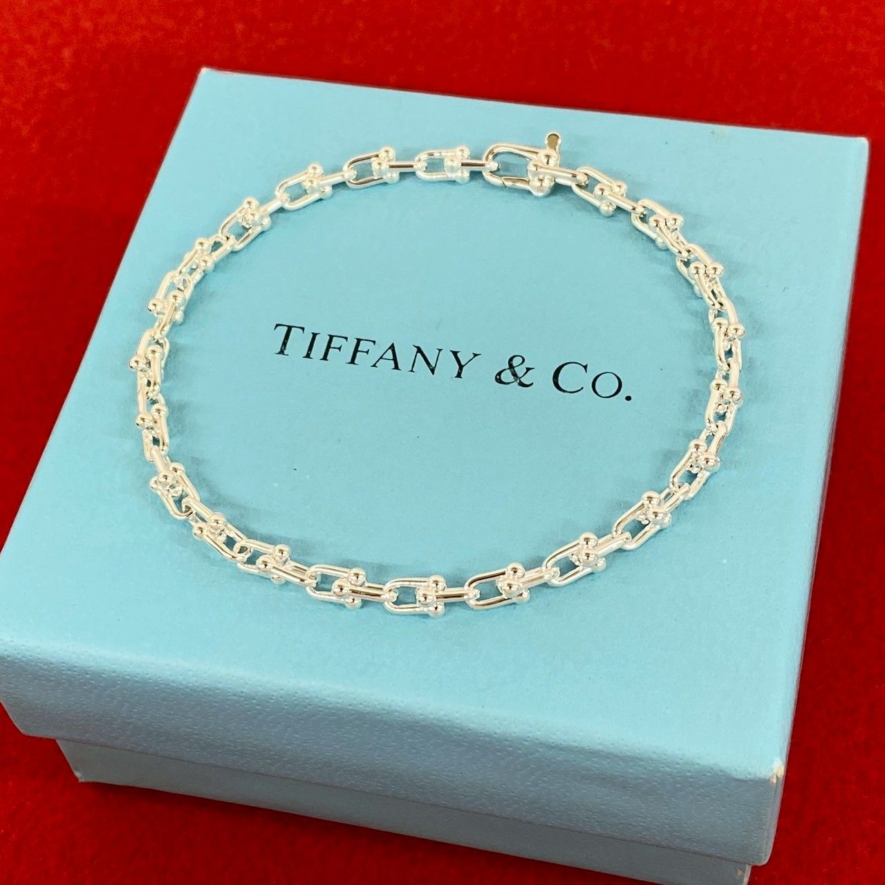 TIFFANY & Co. ブレスレット　アクセサリー 極 美品 希少品 TIFFANY&Co. ティファニー ハードウェア マイクロ