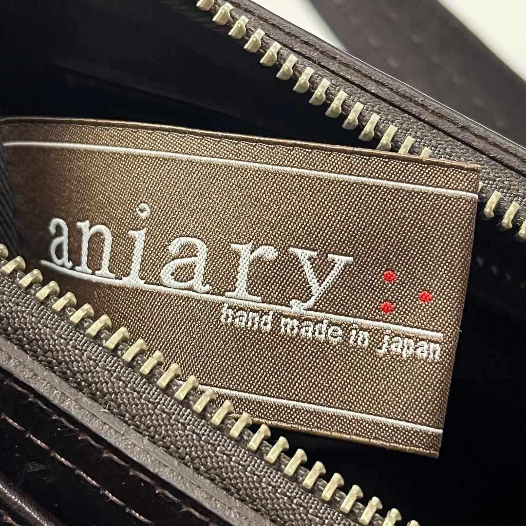 aniary バルケッタ 三日月 レザー ショルダーバッグ ハンドメイド 日本