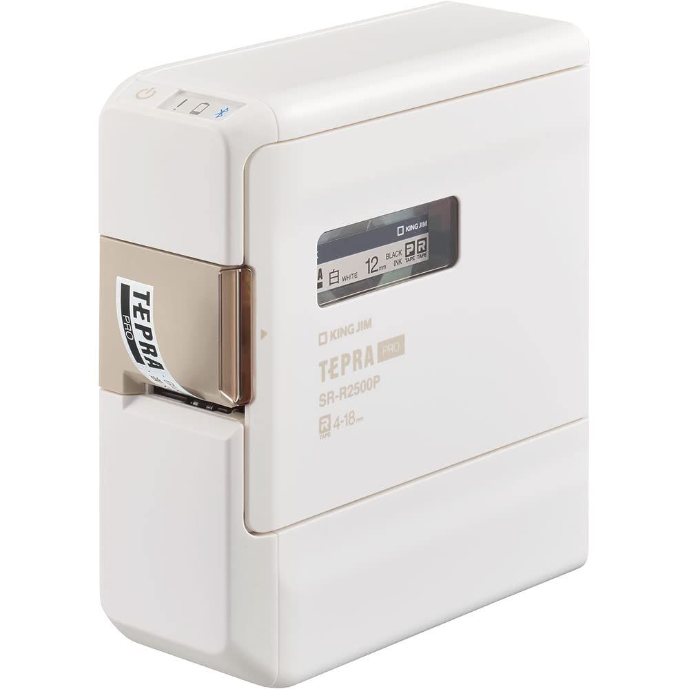 数量限定　(対応ラベル幅:4-18mm幅) SR-R2500P PRO スマホ専用 ラベルプリンター キングジム