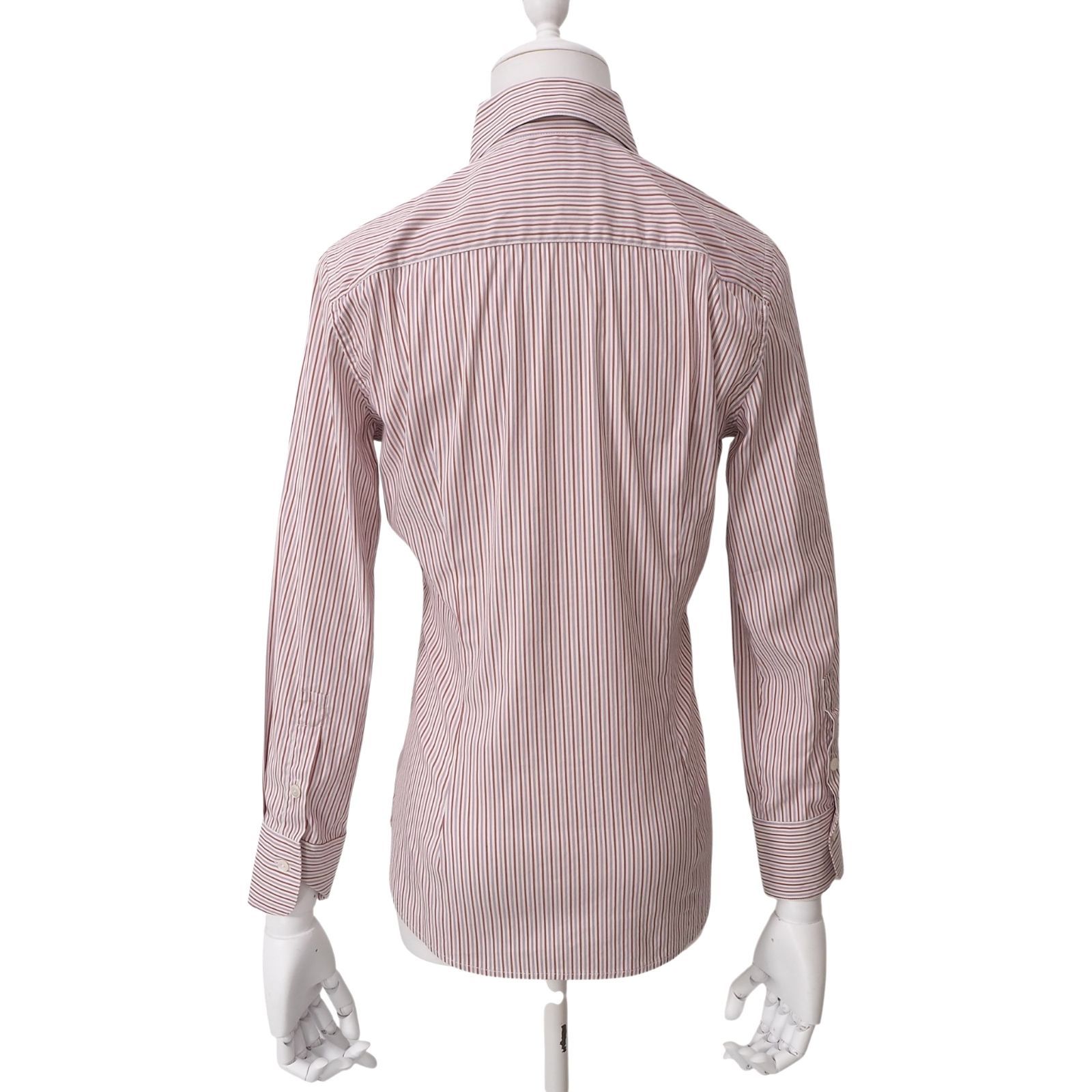 『美品』ロロピアーナLoro Piana 長袖シャツ ピンク イタリア製 美品 ロロピアーナ Loro Piana イタリア製 ストレッチ シャツ ブラウス