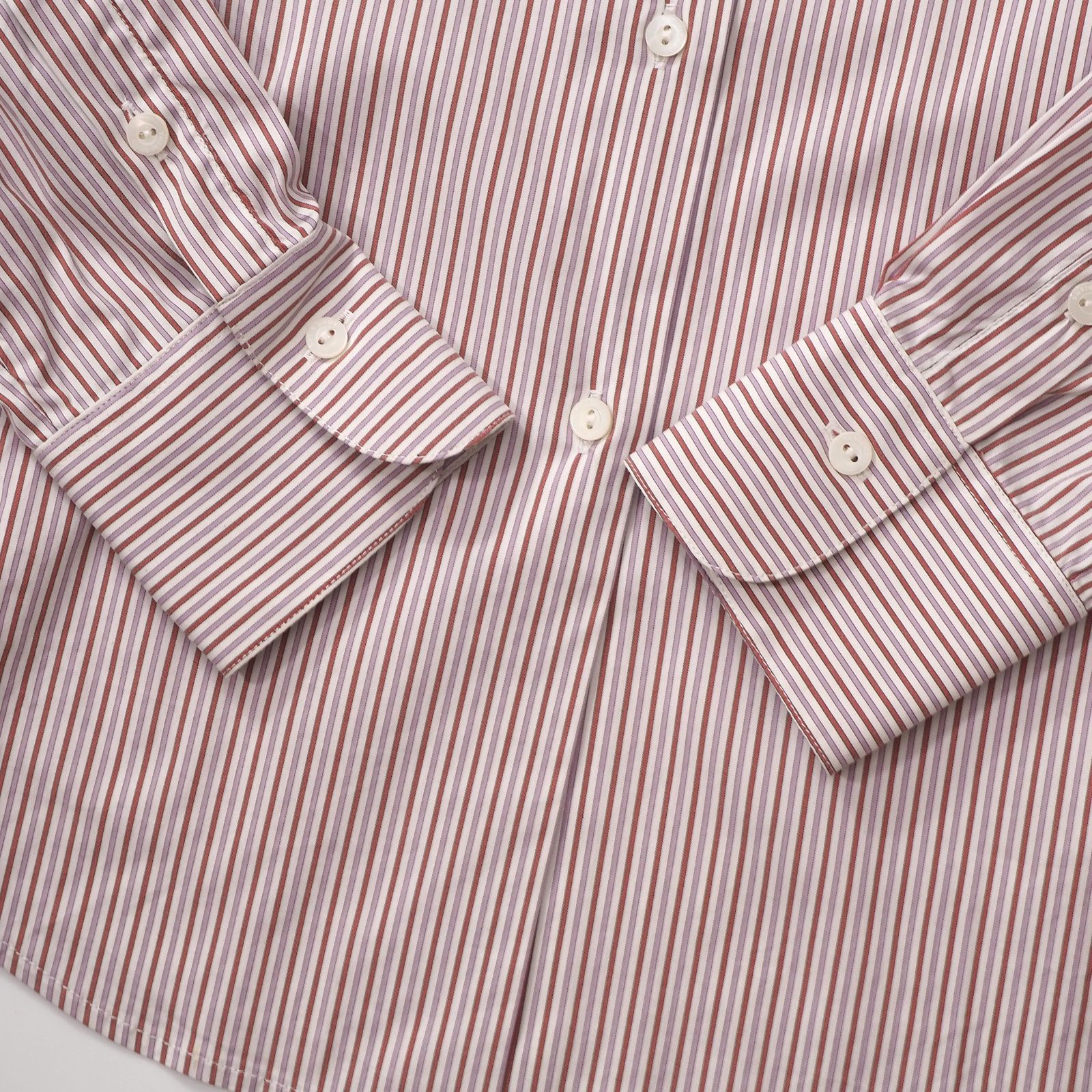 『美品』ロロピアーナLoro Piana 長袖シャツ ピンク イタリア製 美品 ロロピアーナ Loro Piana イタリア製 ストレッチ シャツ ブラウス