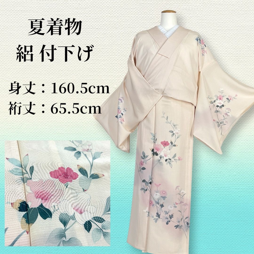 絽　夏着物　付下げ訪問着　付下げ　着物