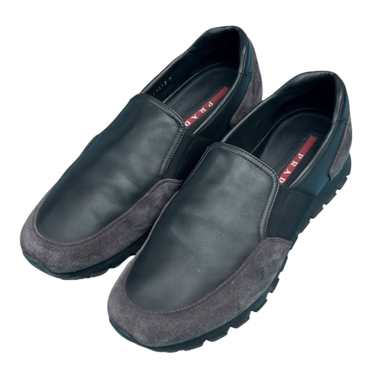 PRADA SPORT Made in Italy Leather Slip-on UK 9 (28.0cm程度)