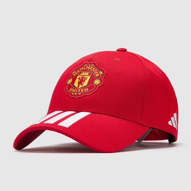 【送料無料・匿名配送】adidas アディダス マンチェスターユナイテッド 2026/27 公式 BBキャップ 赤 帽子 ベースボールキャップ 新品 正規品