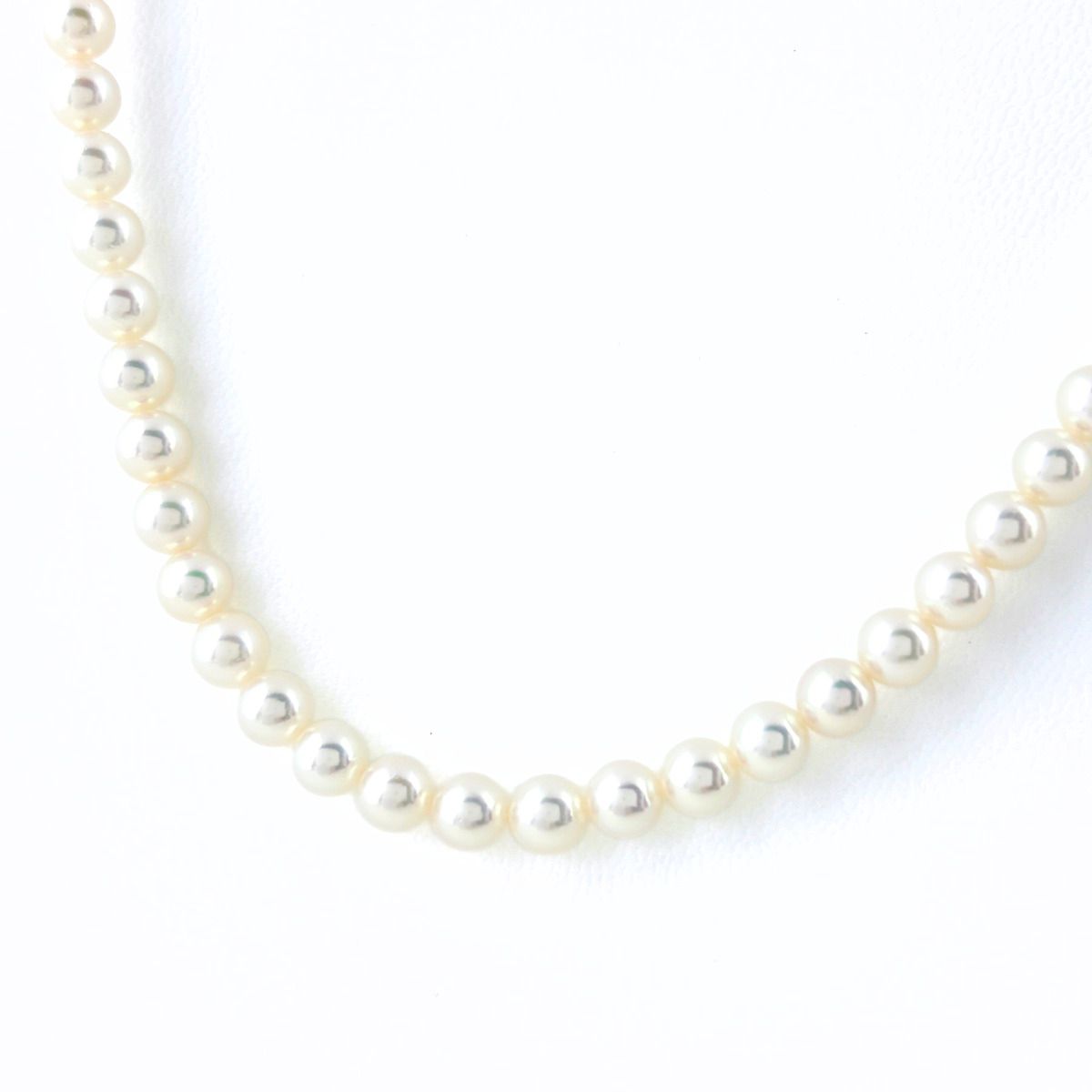 ミキモト MIKIMOTO パール ネックレス WG ホワイトゴールド 真珠 ネックレス K14 WG パール レディース 【中古】