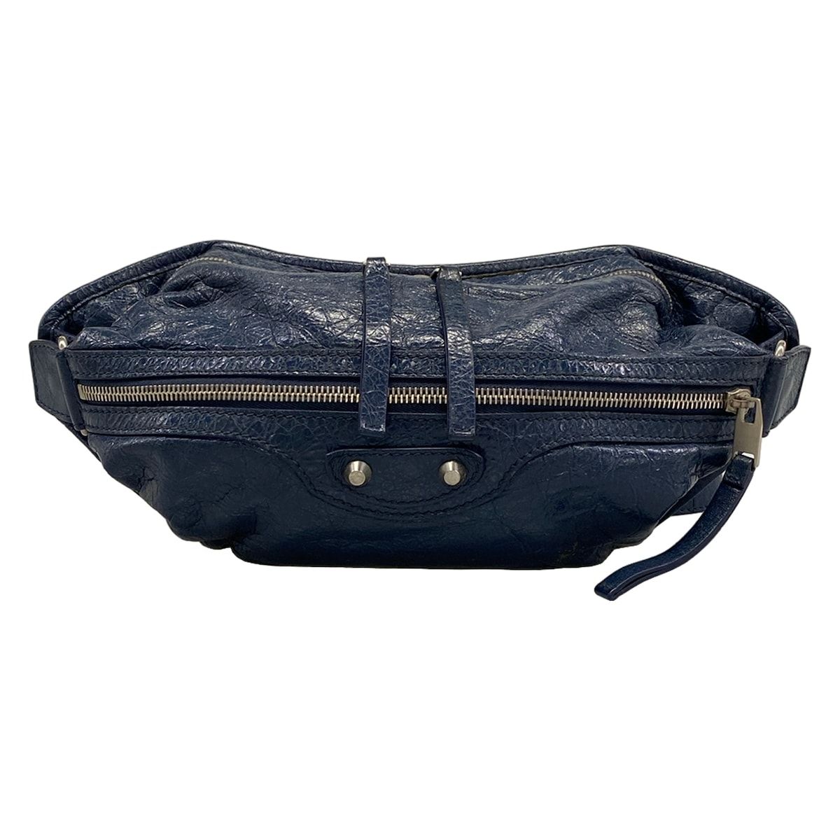 BALENCIAGA(バレンシアガ) ウエストポーチ クラシックネオリフト 542013 ネイビー レザー