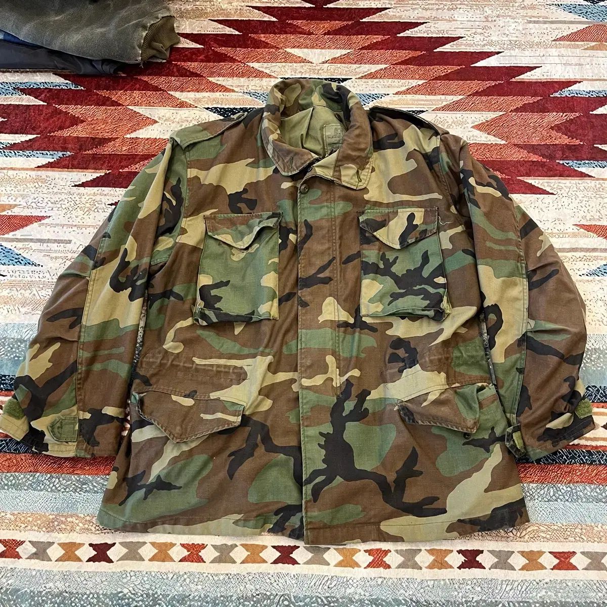 米軍 ウッドランド ミリタリー M-65 フィールドジャケット LARGE-REGULAR